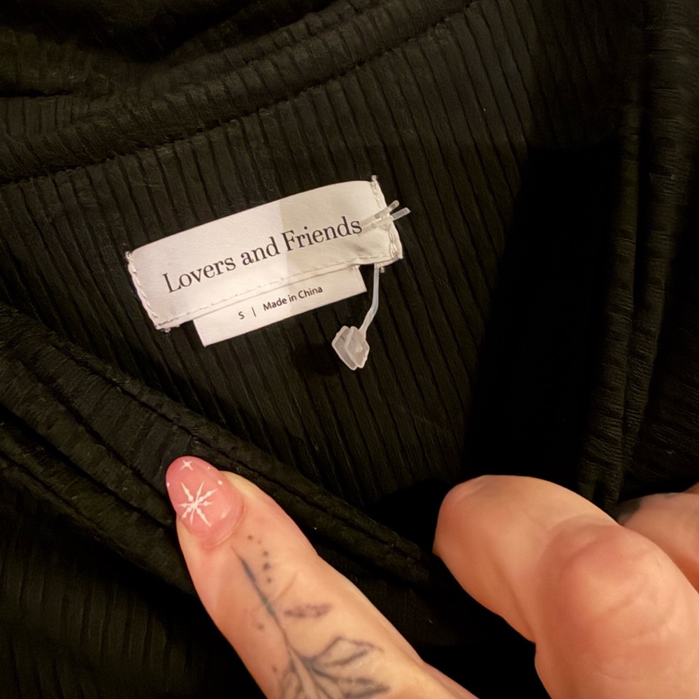 Lovers & Friends Royale Black Maxi Dress Small - Picture 3 of 8